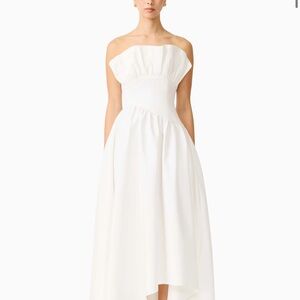 Elliatt Strapless Cream Dress